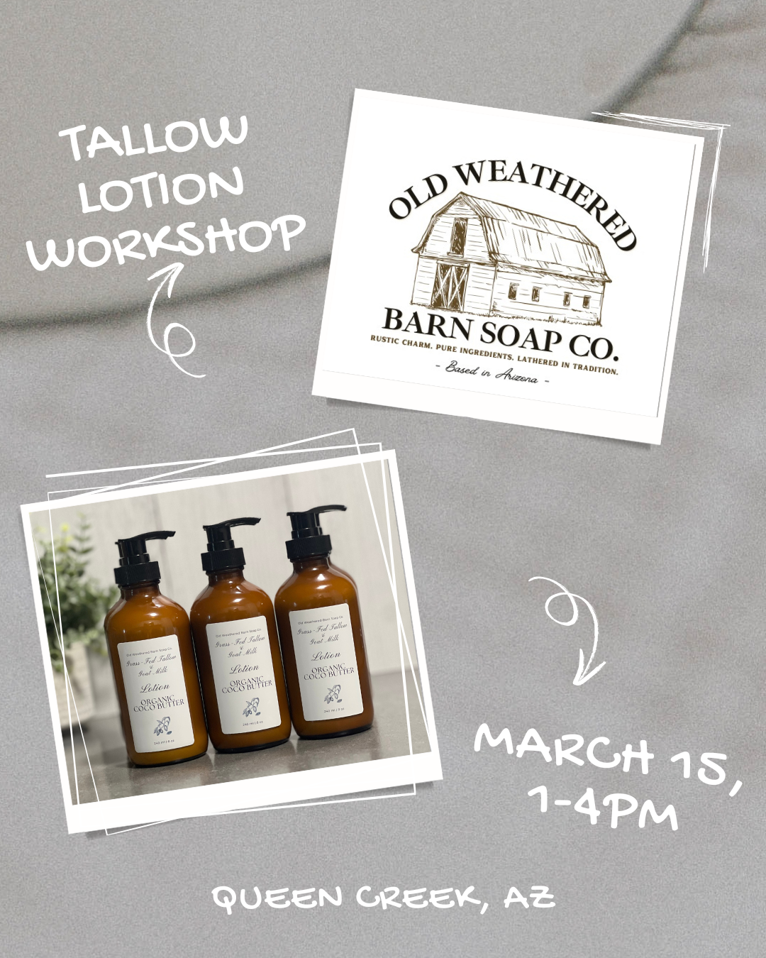 Tallow Lotion Workshop